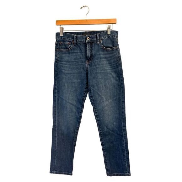 Uniqlo Jeans Japanese denim mid-rise Slim Boyfriend 24 Kaihara - Picture 1 of 8